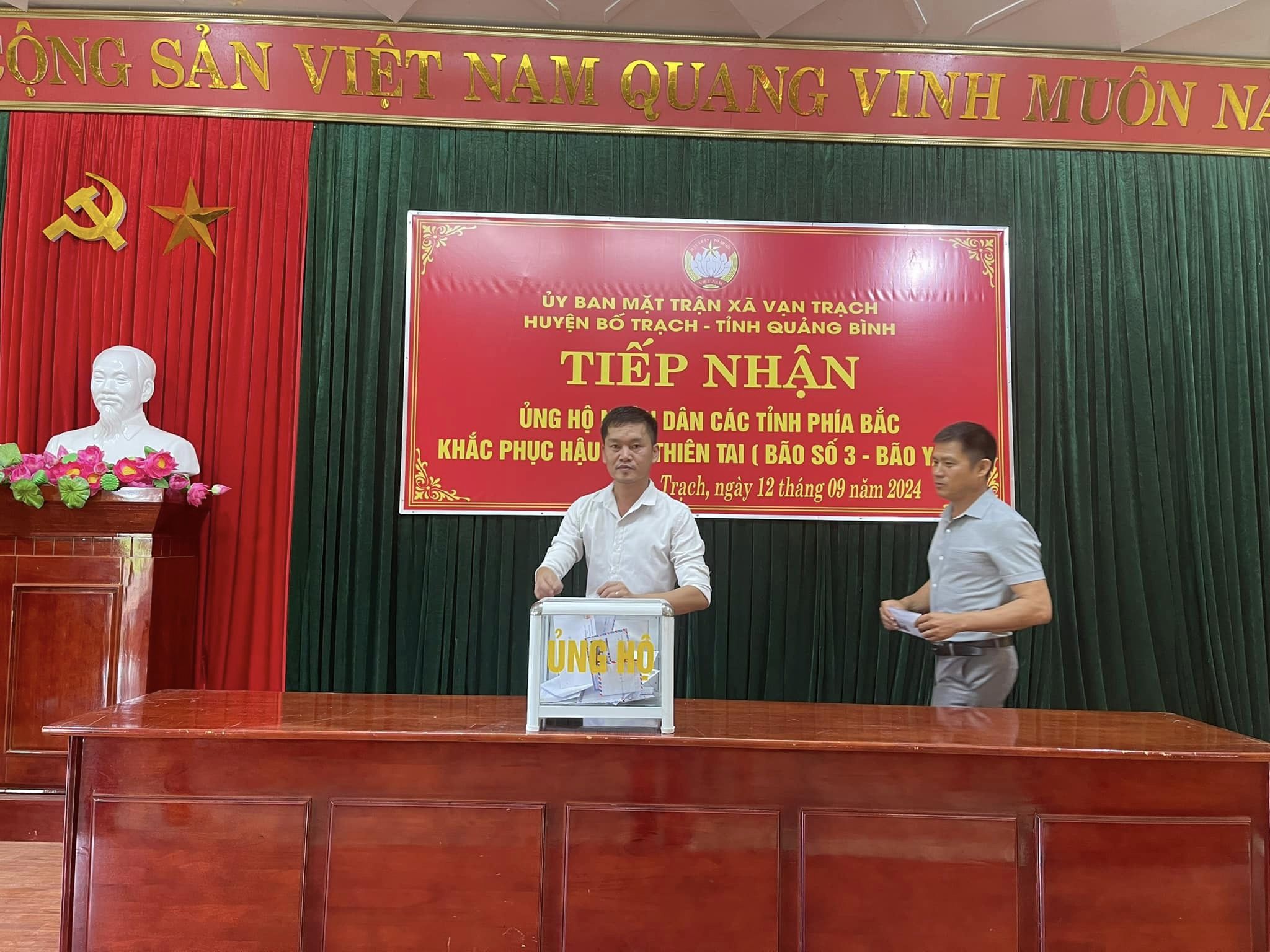 Xã vạn trạch Cùng triệu trái tim hướng về đồng bào miền Bắc