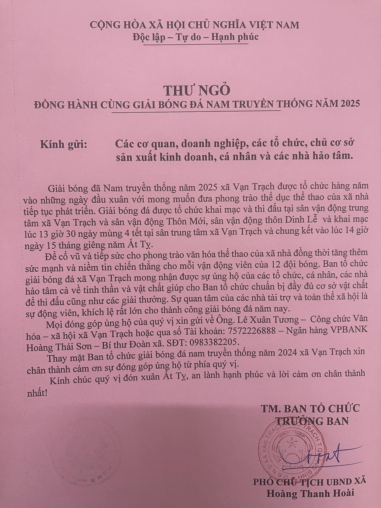 THÔN SEN vs THÔN BẮC - Giải Bóng Đá Truyền Thống Xã Vạn Trạch 2025 1 THÔN SEN vs THÔN BẮC - Giải Bóng Đá Truyền Thống Xã Vạn Trạch 2025